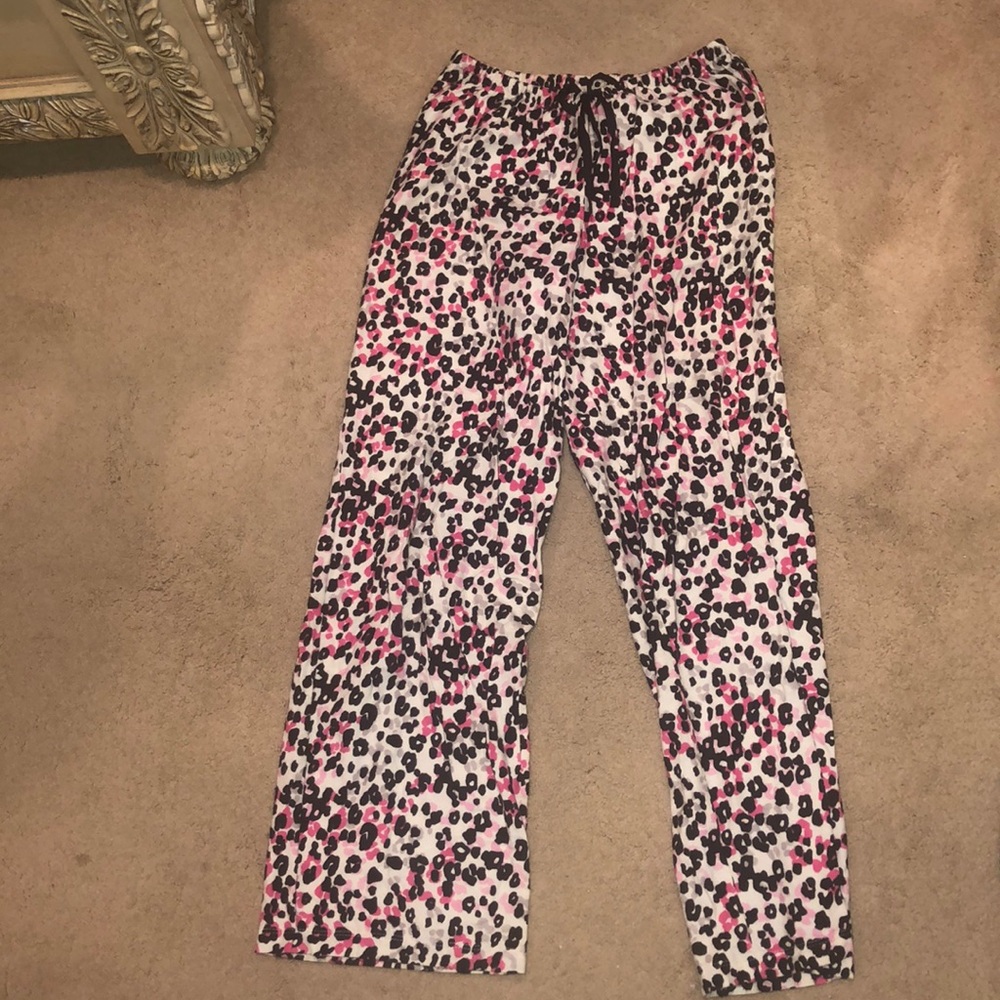 Cheetah Print Pajama Pants